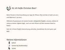 Tablet Screenshot of chbeer.de